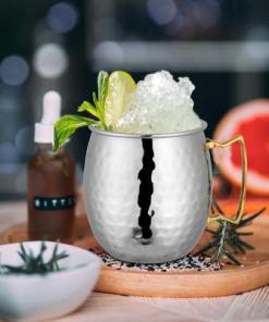 Mug - Copper Handle- Hammered Moscow Mule